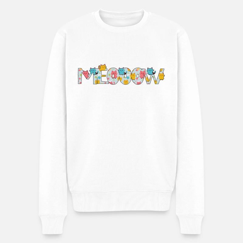 Miaou - Pull Premium bio Homme - blanc