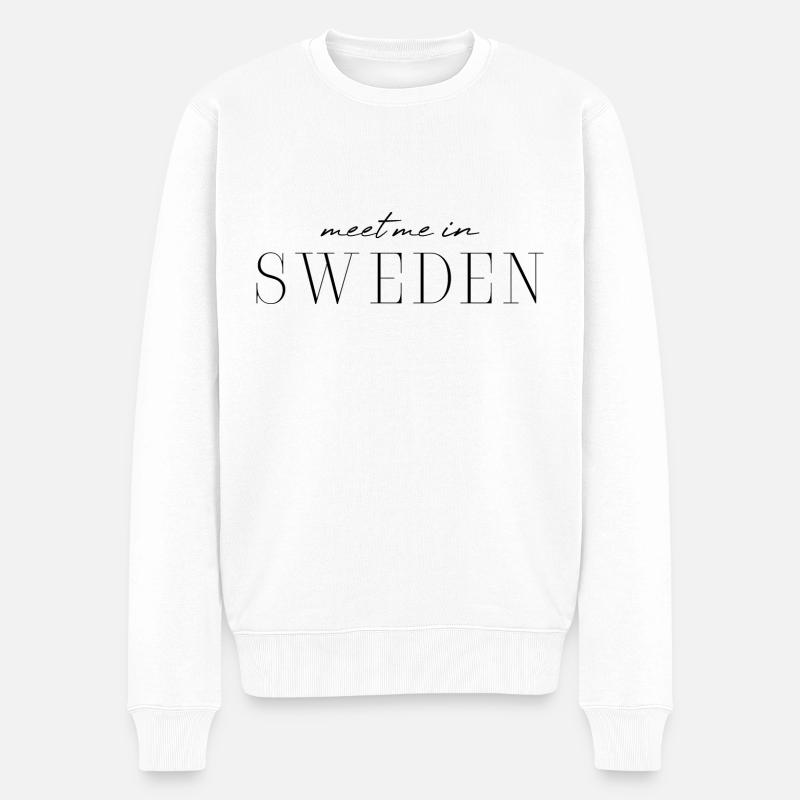 J’adore la Suède - Pull Premium bio Homme - blanc