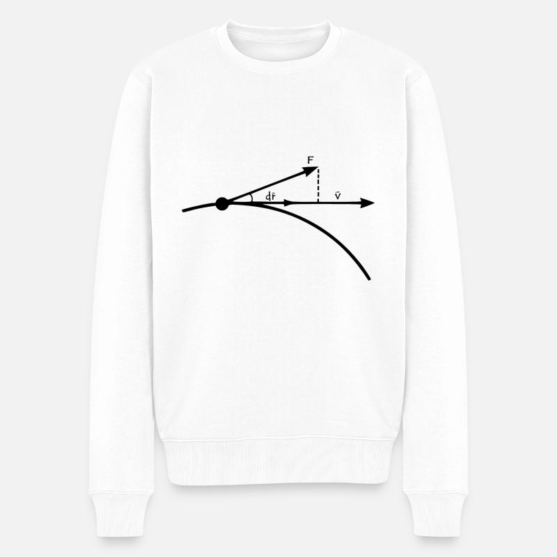 nerd physique - Pull Premium bio Homme - blanc