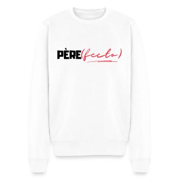 Père(fecto) cadeau papa humour - Pull Premium bio Homme - blanc - Devant - Thijin (182cm)