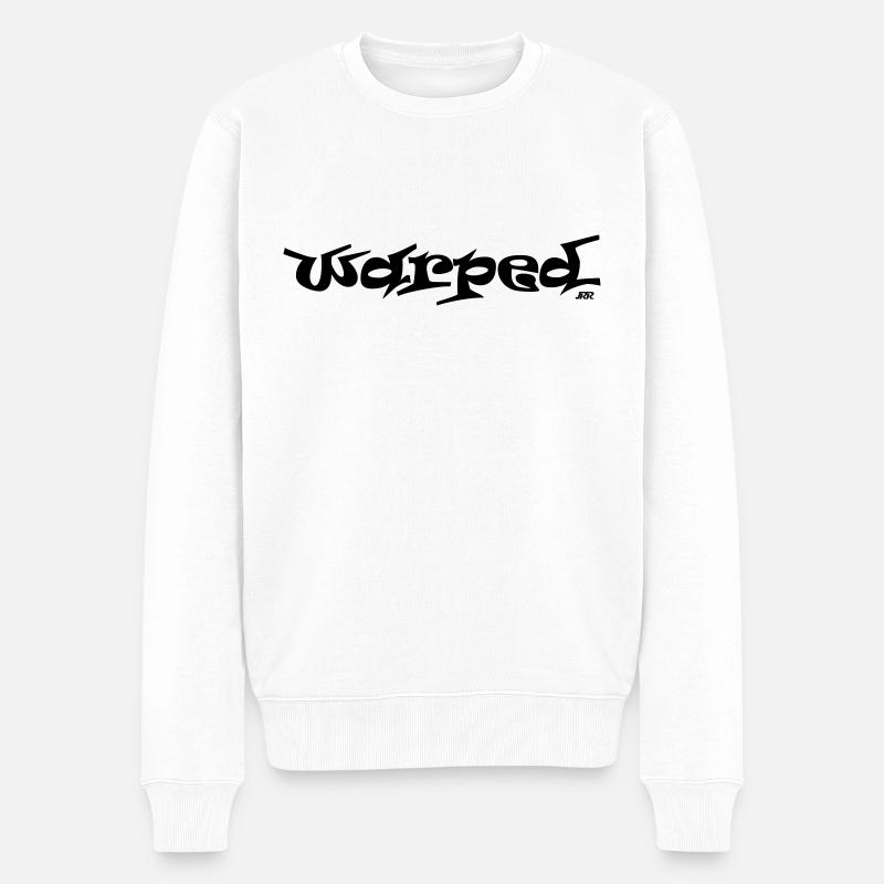 warped - Männer Premium Bio Pullover - Weiß