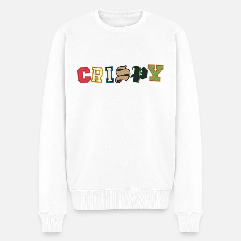 Paroles - Pull Premium bio Homme - blanc