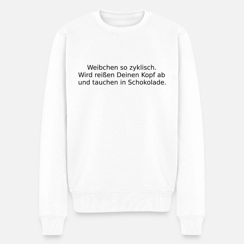 So zyklisch. - Männer Premium Bio Pullover - Weiß