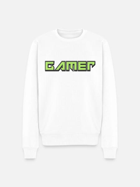Gamers - Men's Premium Organic Jumper - white