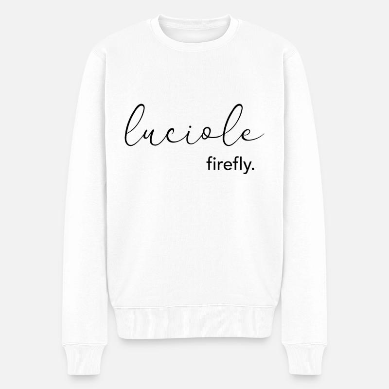 Luciole - Pull Premium bio Homme - blanc