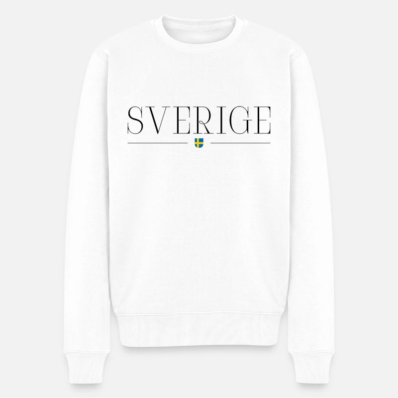 Suède - Pull Premium bio Homme - blanc