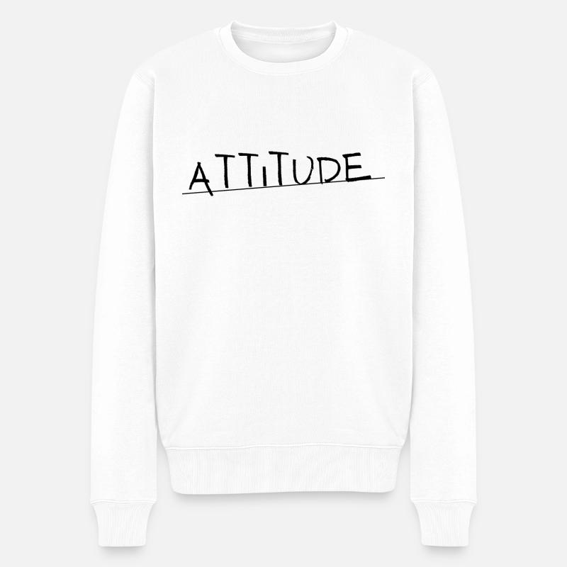 Attitude - Pull Premium bio Homme - blanc