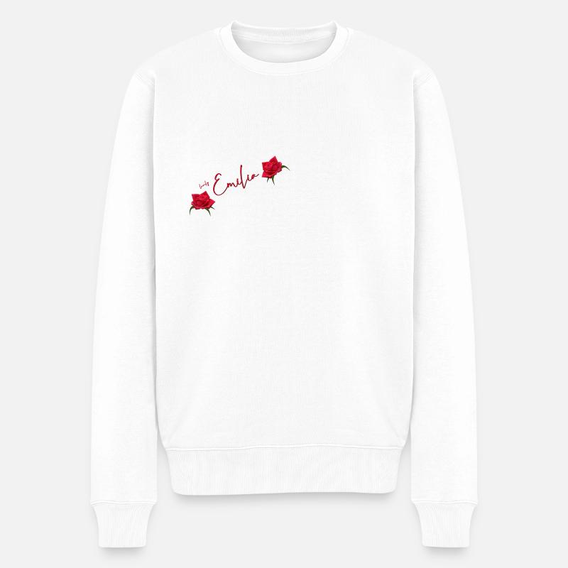 Emilia Anniversaire Emilia - Pull Premium bio Homme - blanc