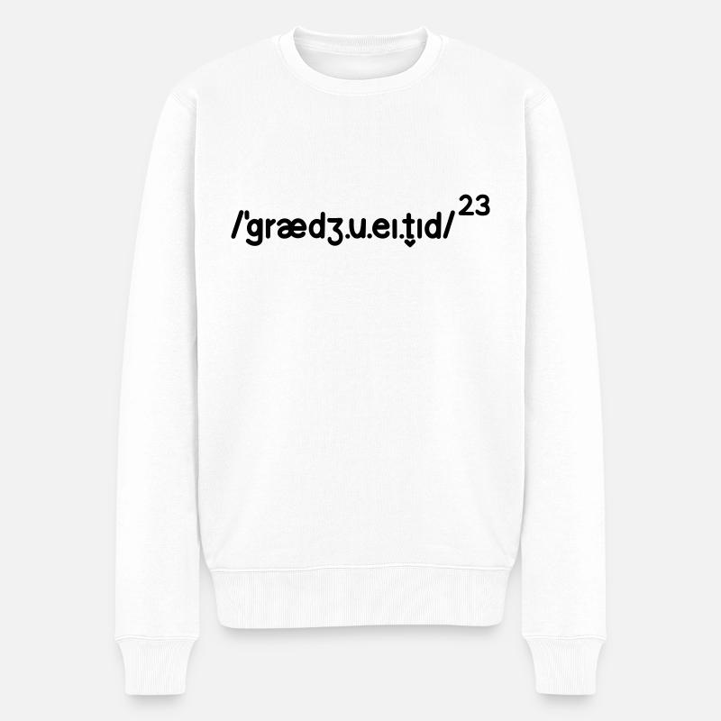 Abitur 2023 - Pull Premium bio Homme - blanc