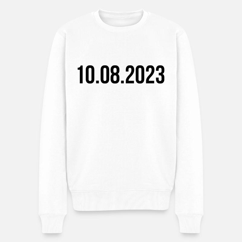 10.08.2023 Date - Pull Premium bio Homme - blanc