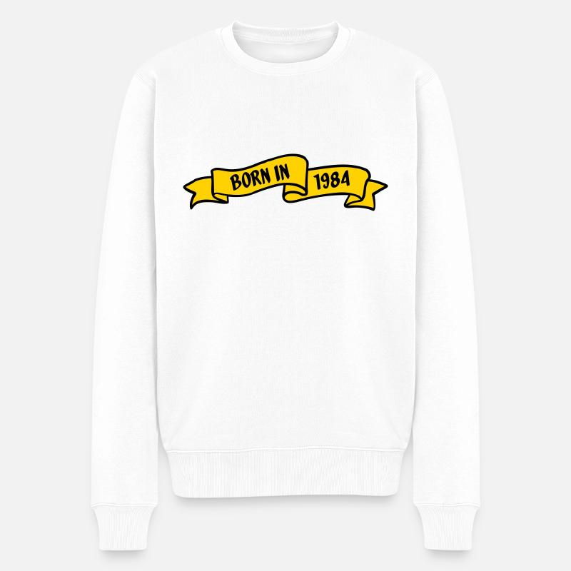 1984 - Pull Premium bio Homme - blanc