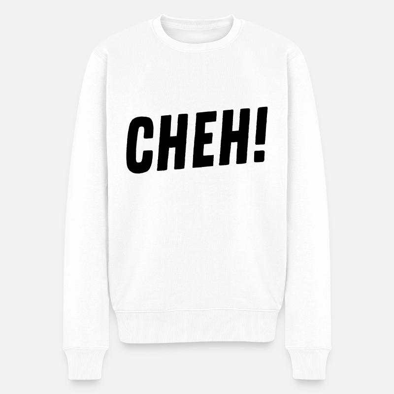 CHEH ! - Pull Premium bio Homme - blanc