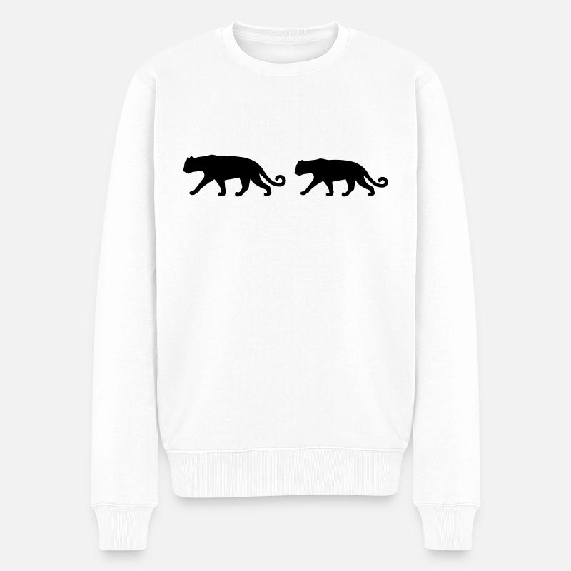 Panthère 2 - Pull Premium bio Homme - blanc