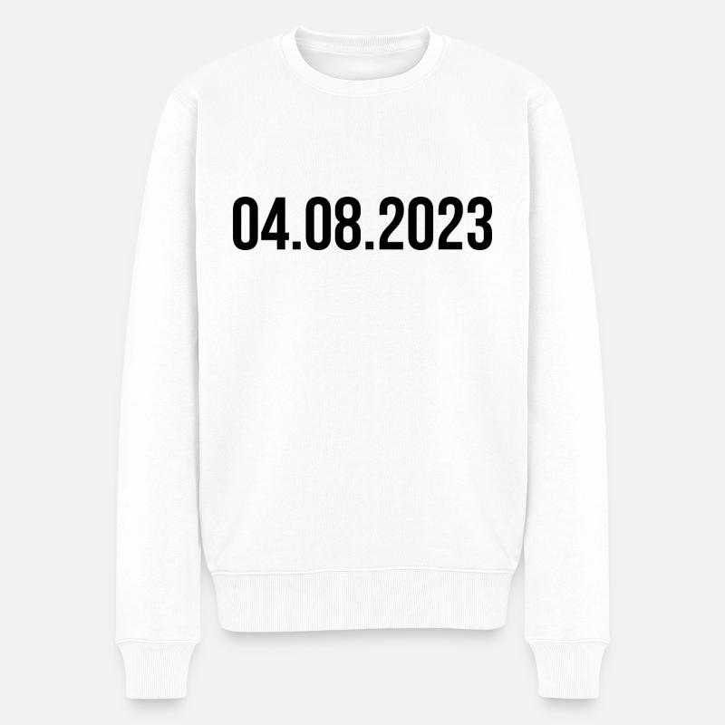 04.08.2023 Date - Pull Premium bio Homme - blanc