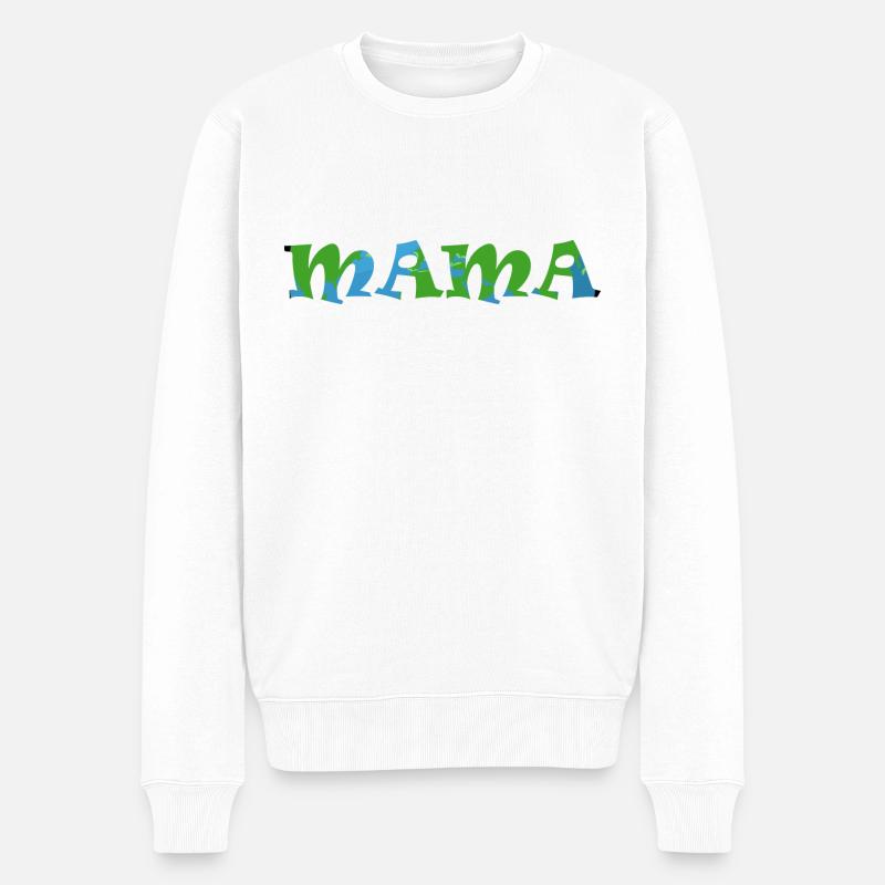 Maman - Pull Premium bio Homme - blanc