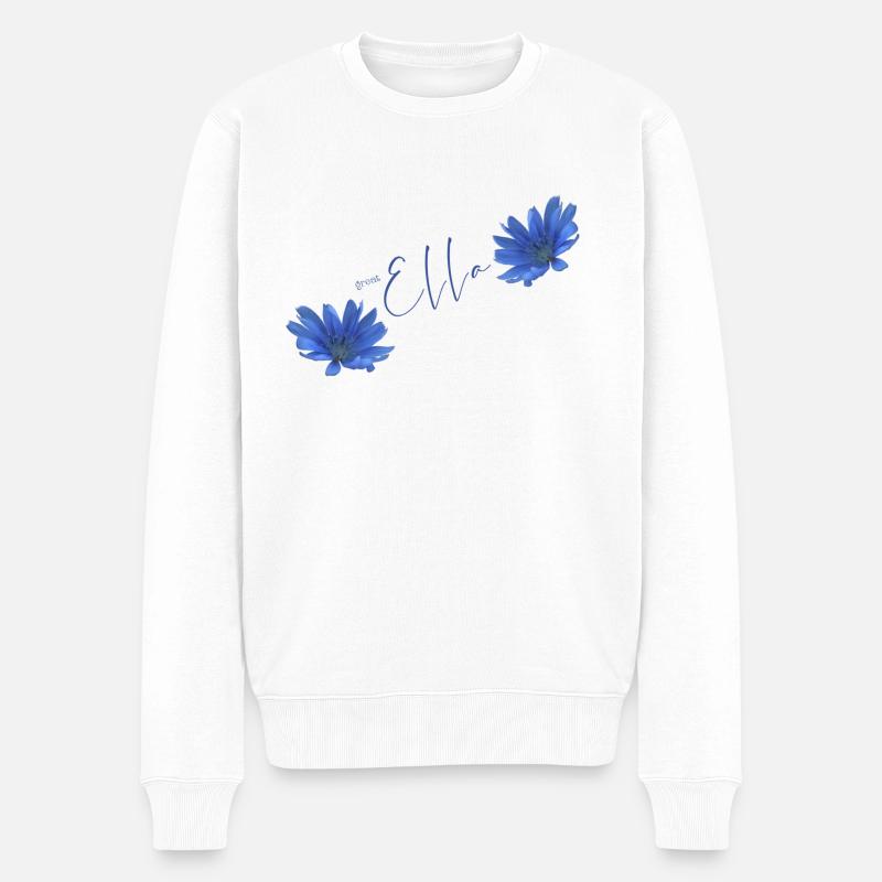 Ella Anniversaire Ella - Pull Premium bio Homme - blanc