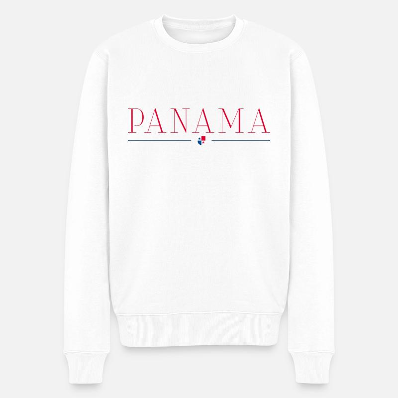 J’adore le Panama - Pull Premium bio Homme - blanc