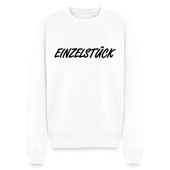 Einzelstück - Männer Premium Bio Pullover - Weiß - Vorne - Thijin (182cm)