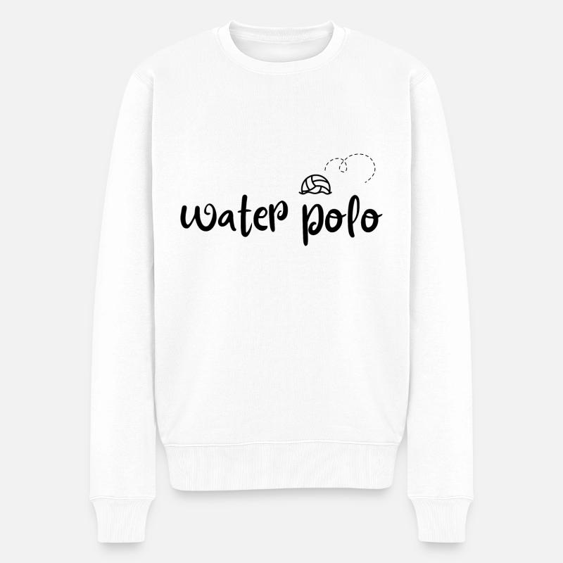 Ballon de water-polo - Pull Premium bio Homme - blanc