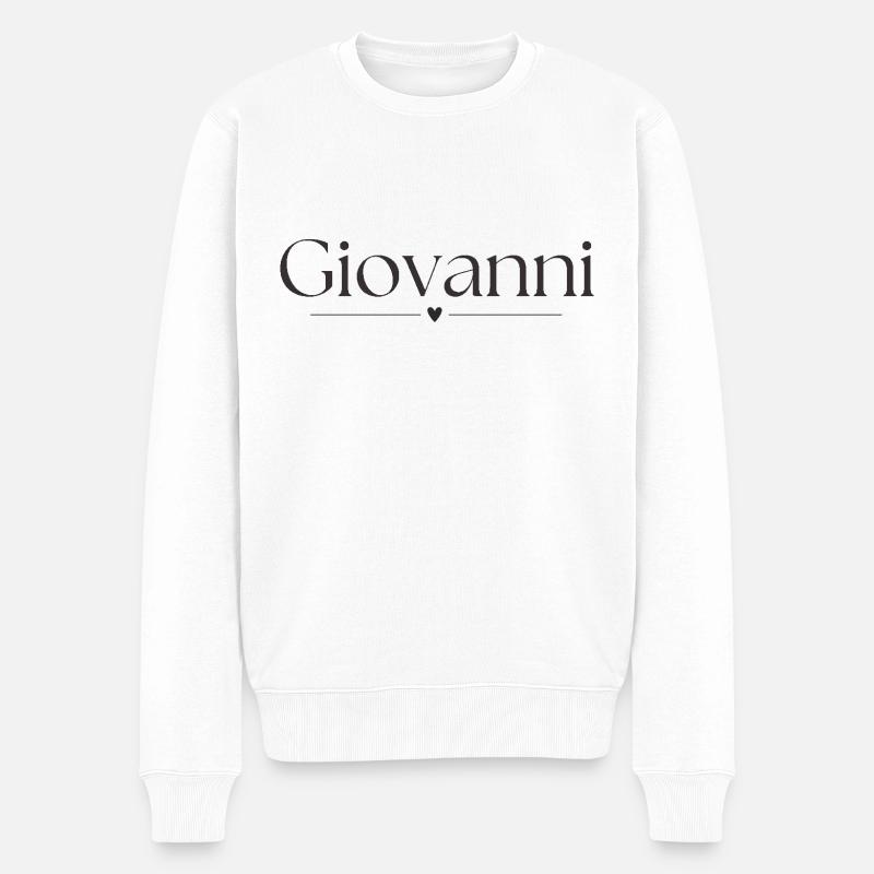Giovanni - Pull Premium bio Homme - blanc