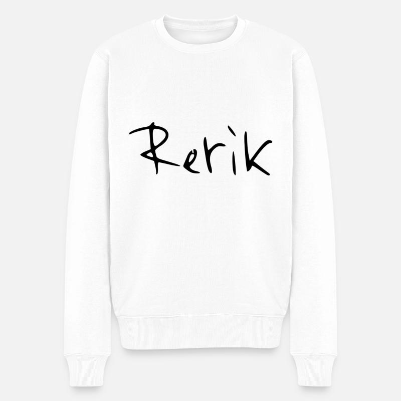 Rerik - Männer Premium Bio Pullover - Weiß