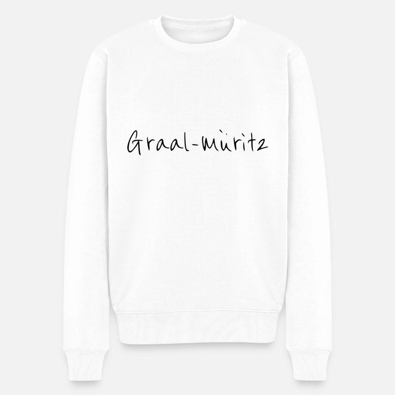 Graal-Müritz - Männer Premium Bio Pullover - Weiß