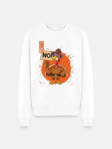 It's Not Christmas Yet - Männer Premium Bio Pullover - Weiß