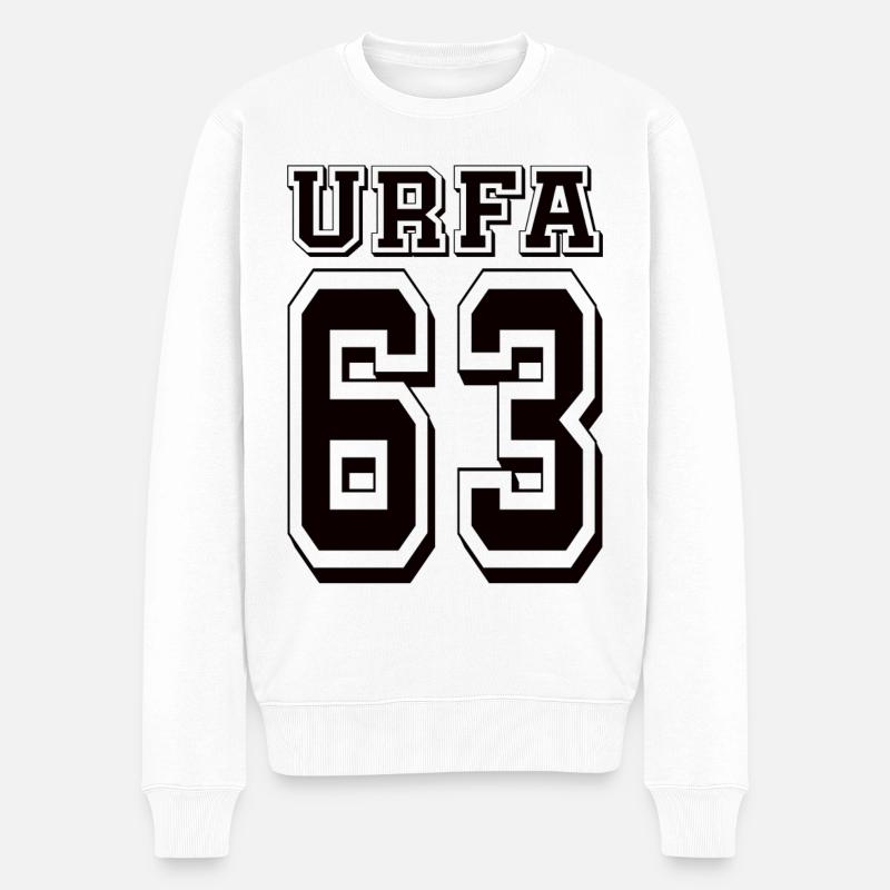 Urfa 63 - Männer Premium Bio Pullover - Weiß