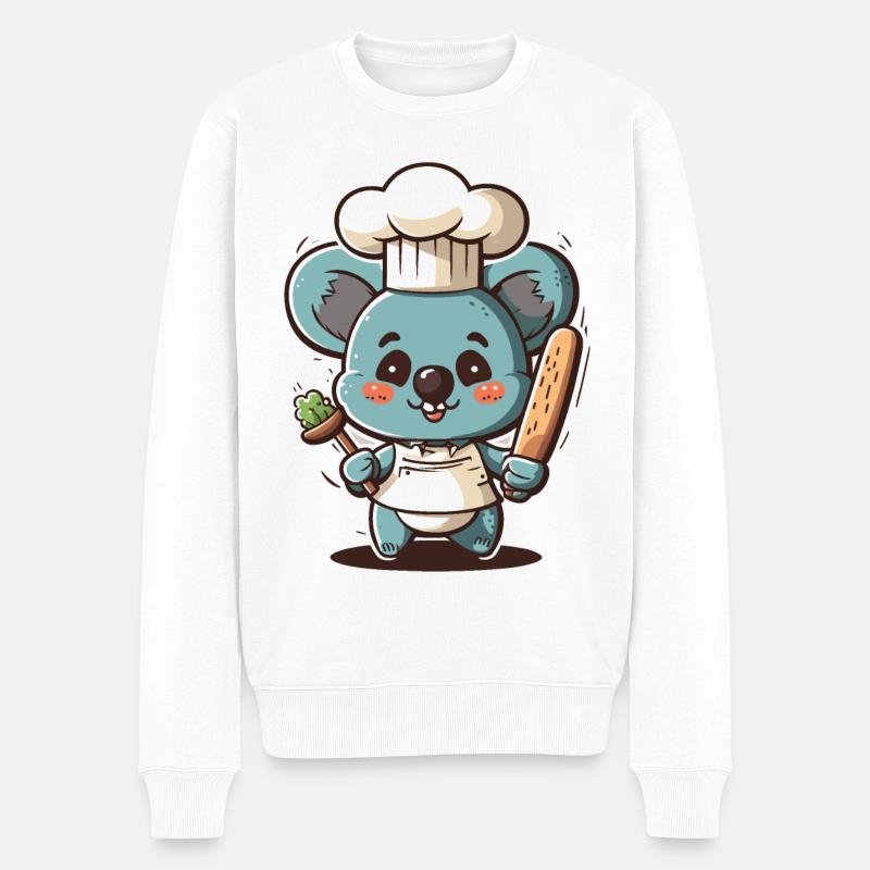 Cuisine Koala - Pull Premium bio Homme - blanc