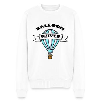 Balloon driver - Pull Premium bio Homme - blanc - Devant - Thijin (182cm)