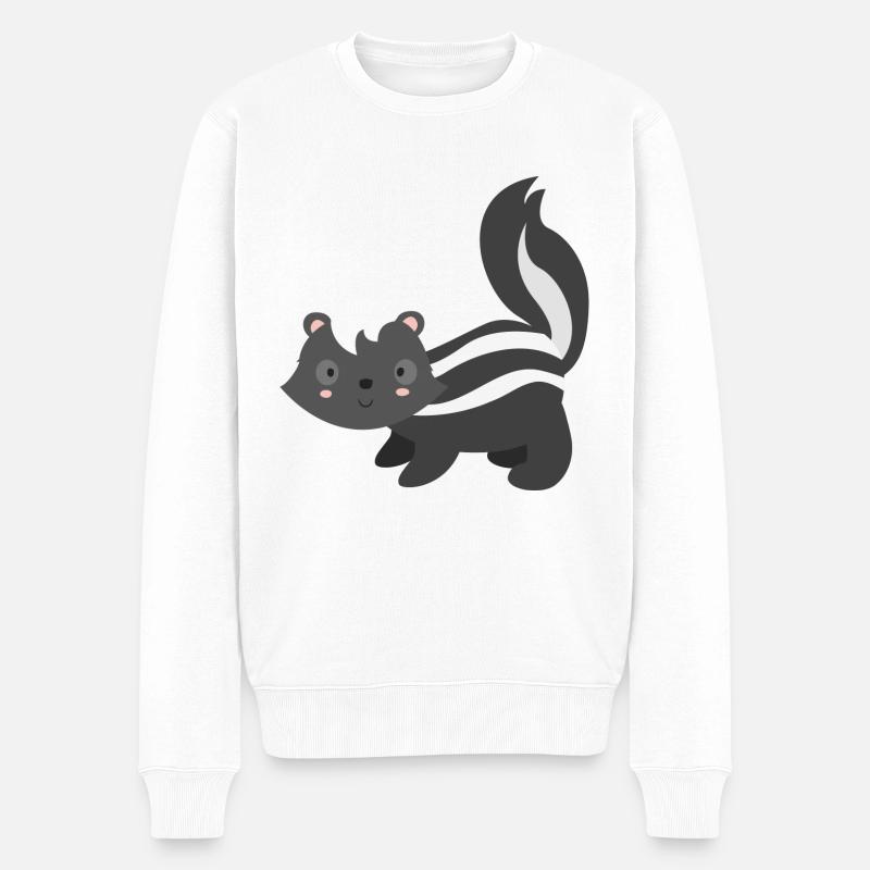 moufette - Pull Premium bio Homme - blanc