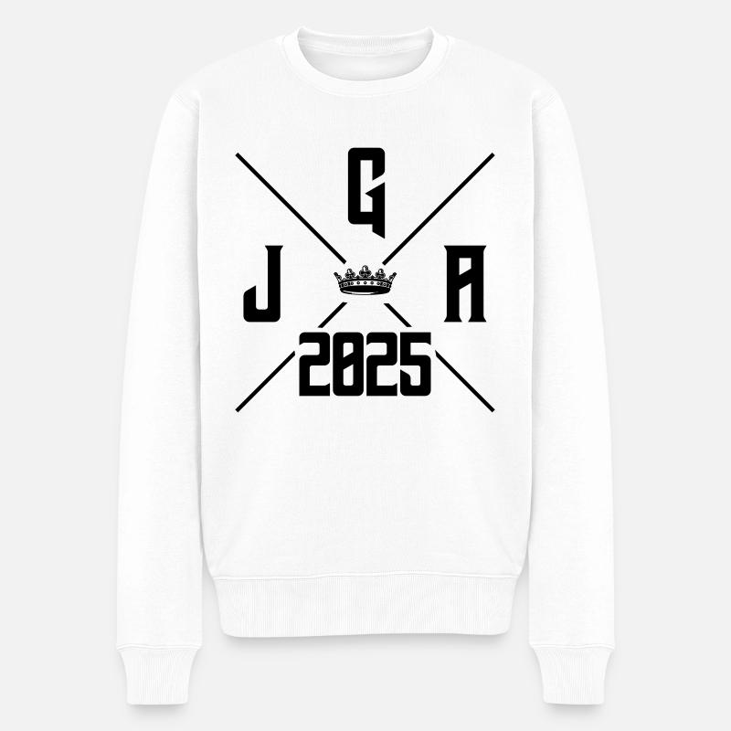 JGA 2025 - Pull Premium bio Homme - blanc