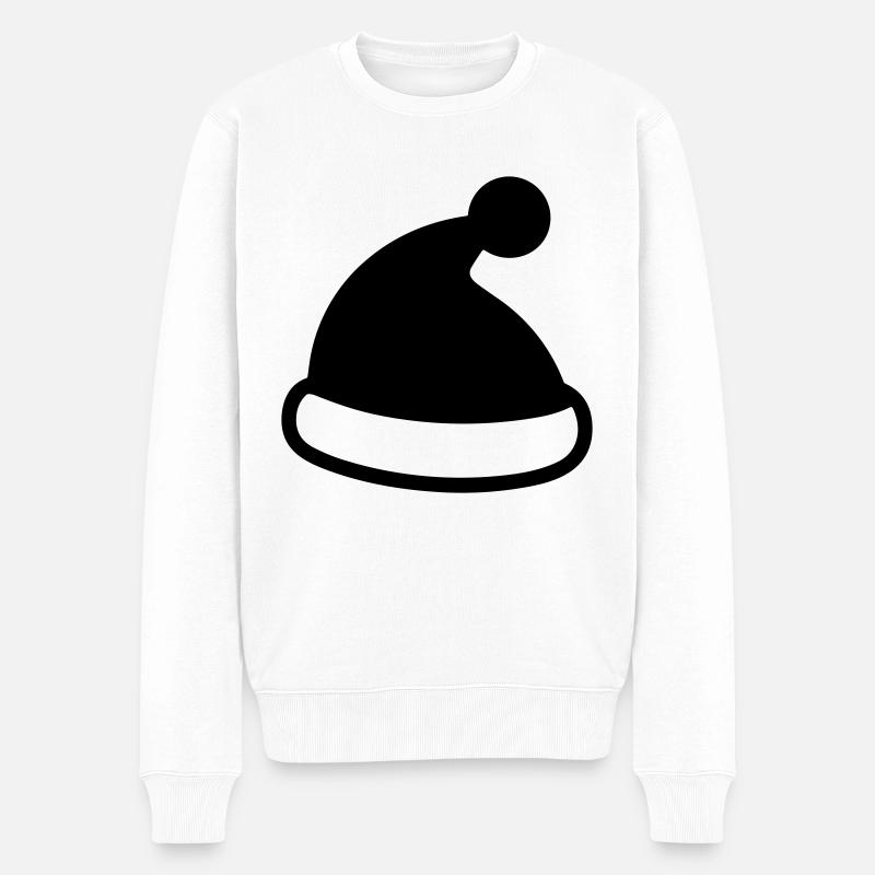 bonnet de noel - Pull Premium bio Homme - blanc