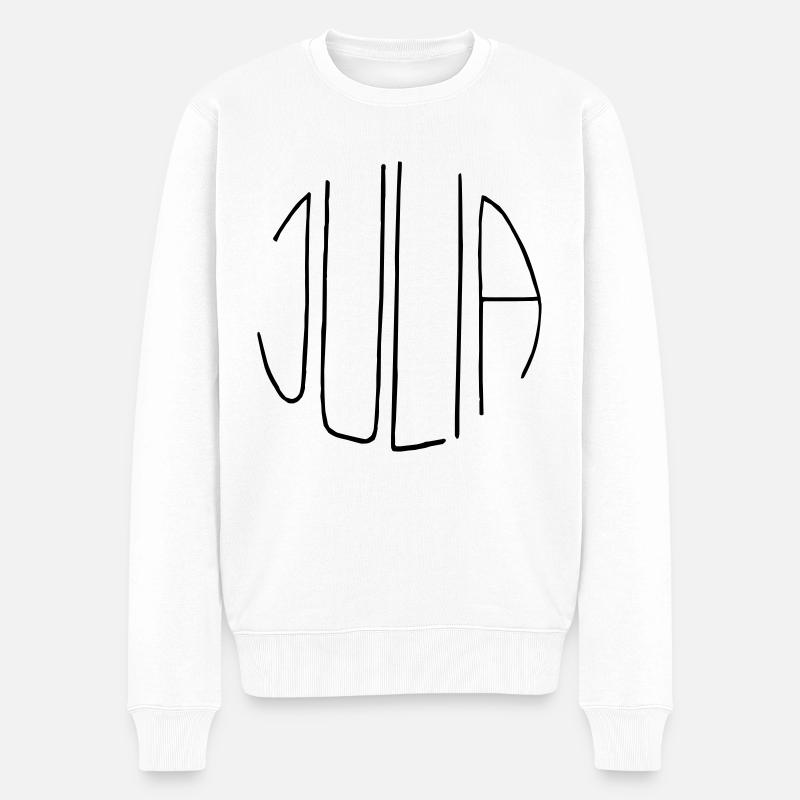 Julia - Pull Premium bio Homme - blanc