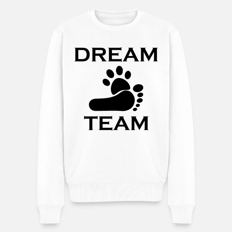 Chien chien - Pull Premium bio Homme - blanc