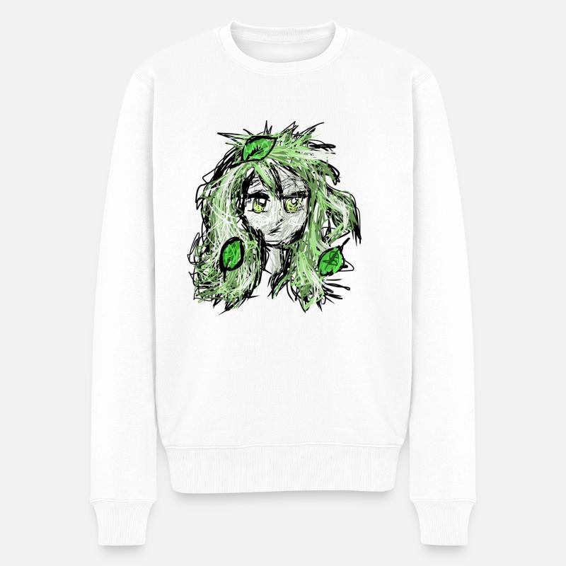 Nature Manga - Pull Premium bio Homme - blanc