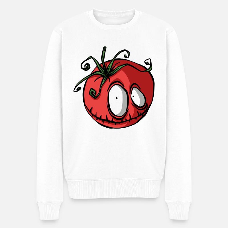 Légume tomate - Pull Premium bio Homme - blanc