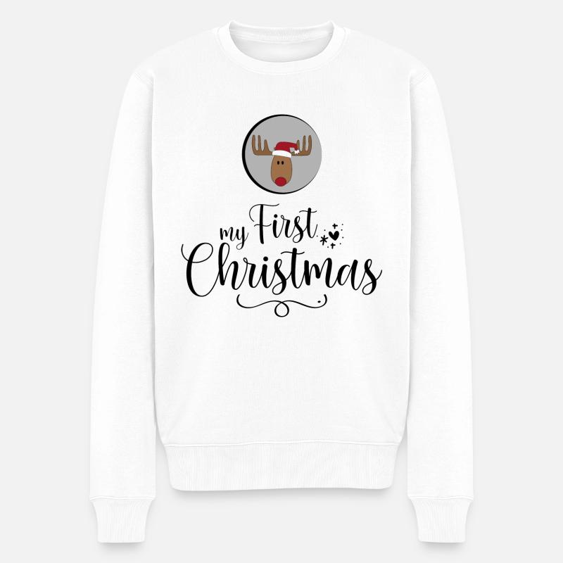 mon premier Noël - Pull Premium bio Homme - blanc