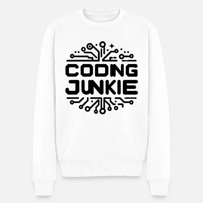 Accro au codage 13 - Pull Premium bio Homme - blanc