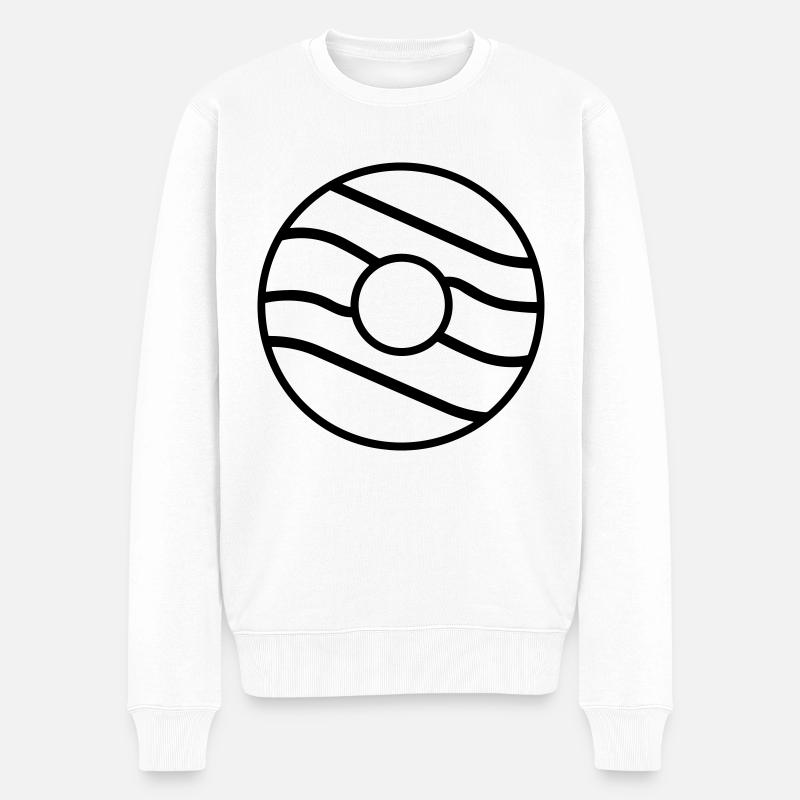 donut - Pull Premium bio Homme - blanc