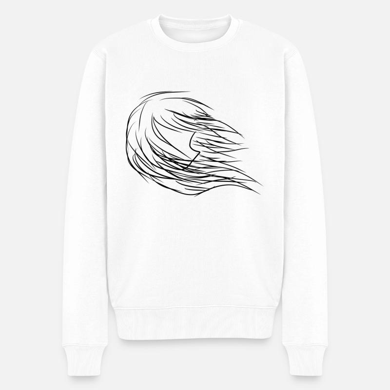 Manga éolien - Pull Premium bio Homme - blanc