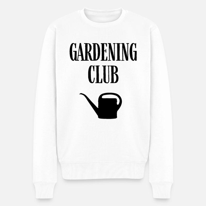 Gartenbau-Club - Männer Premium Bio Pullover - Weiß