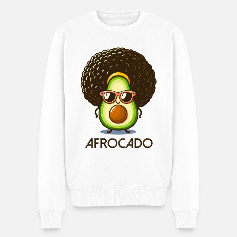 L’Afrocado - Pull Premium bio Homme - blanc