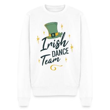 Irish Dance Team - Men's Premium Organic Jumper - white - Front - Thijin (182cm)
