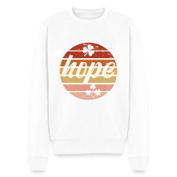 Hope Shirts pour hommes et dames - Pull Premium bio Homme - blanc - Devant - Thijin (182cm)