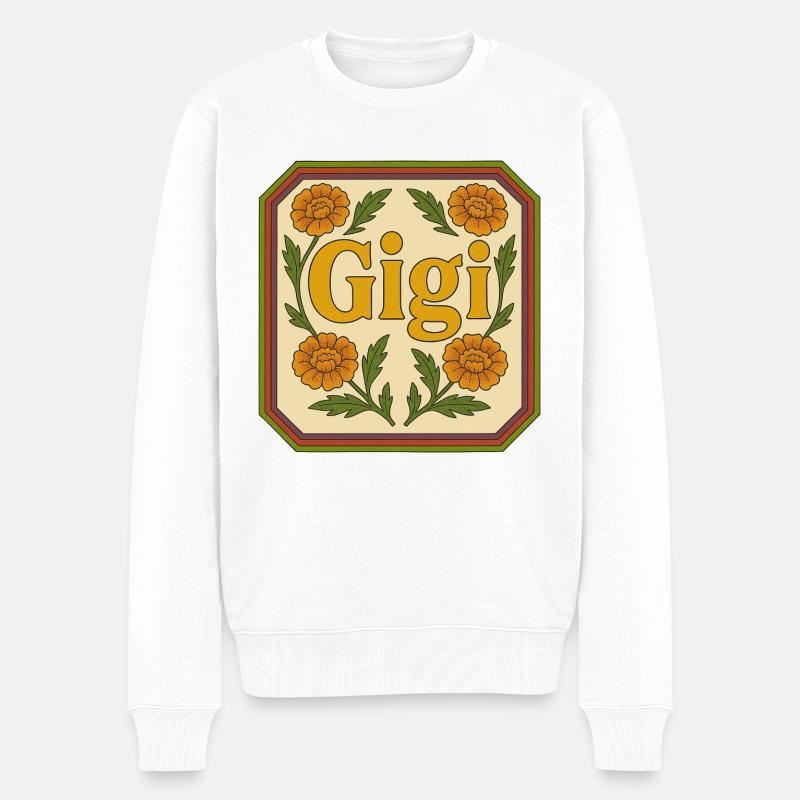 Gigi - Pull Premium bio Homme - blanc