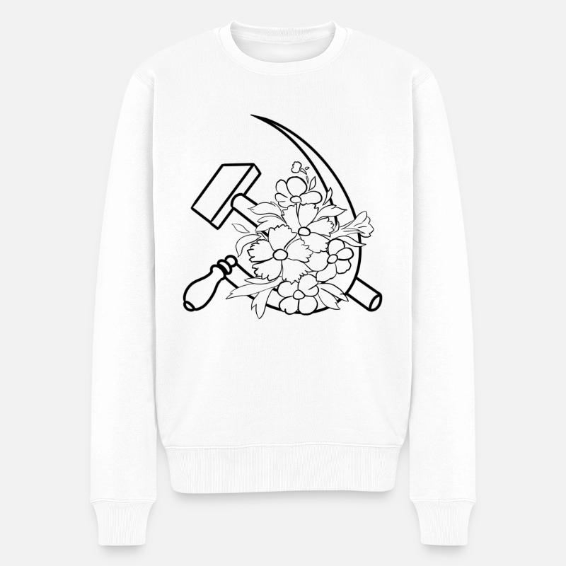 URSS - Pull Premium bio Homme - blanc