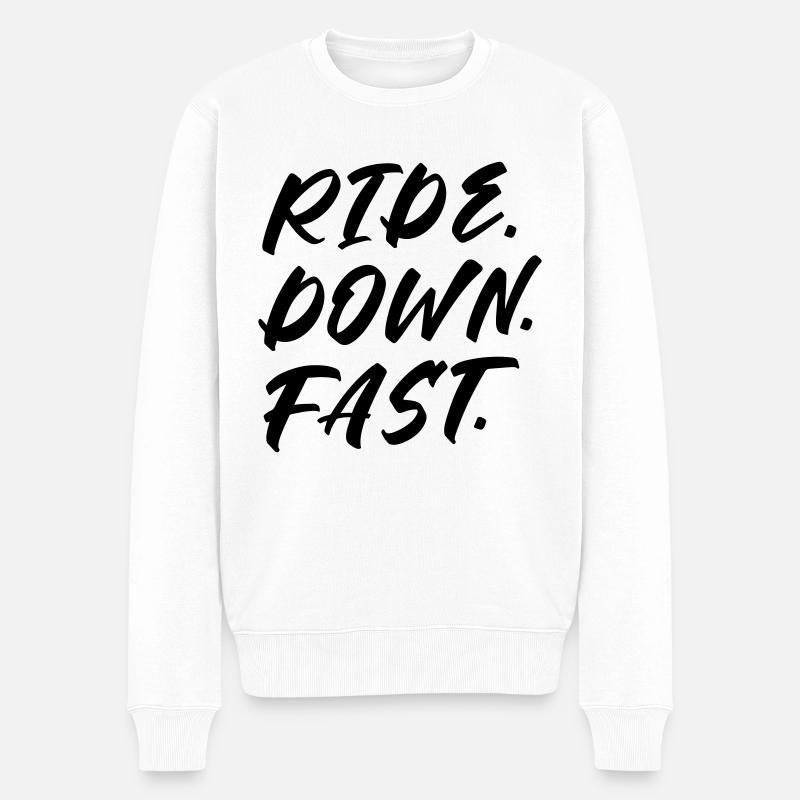 Descendez vite - Pull Premium bio Homme - blanc