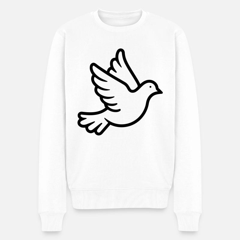 Colombe - Pull Premium bio Homme - blanc