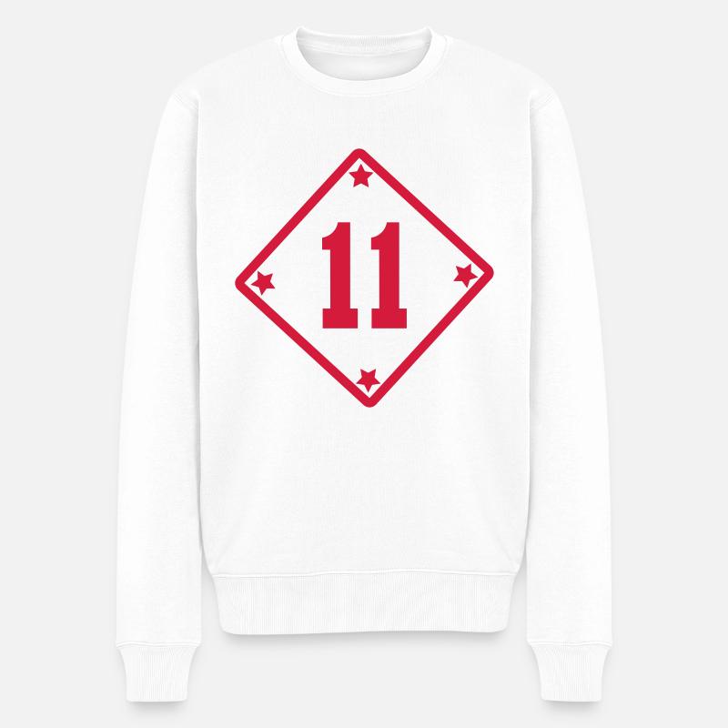 *** 11 *** - Pull Premium bio Homme - blanc